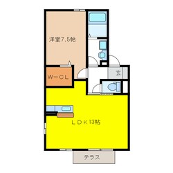 コートハウス岐陽Ⅱの物件間取画像